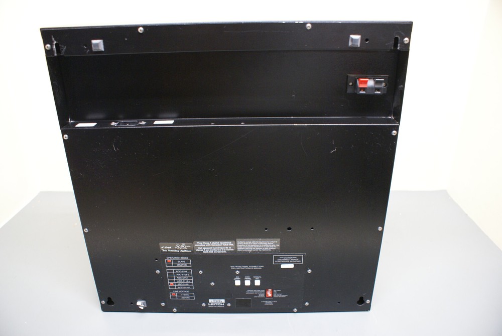 LEITCH ADC-5116 SLAVE 16" Analog Studio Timecode Wall Clock 2D