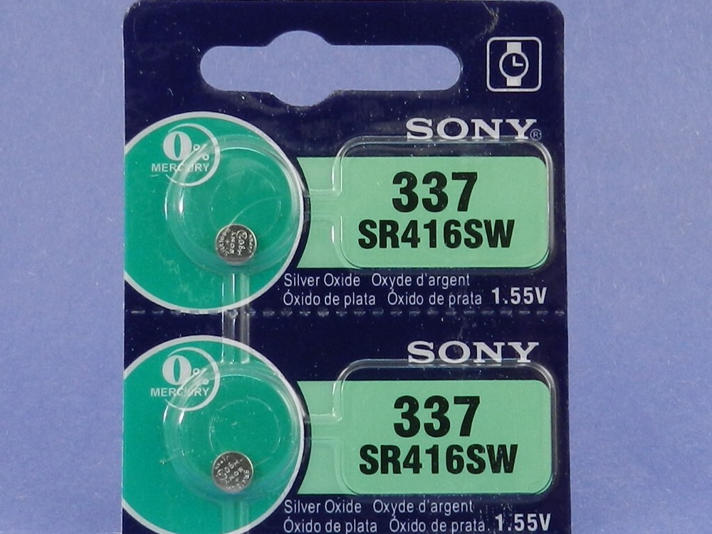Sony 337 SR416/SW Watch Battery 2Pc