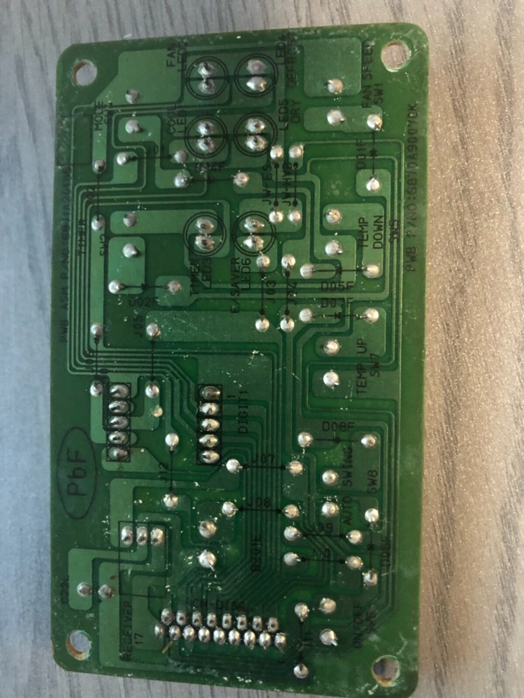 6871A20195U / Lg Ac Window Wall Unit Display Board