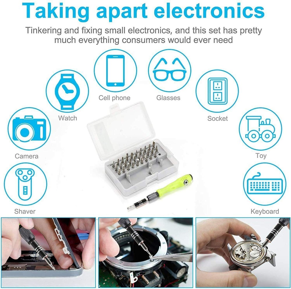 Precision Screwdriver Set Mini 138 in1 Multi-function TORX Magnetic Repair Tool