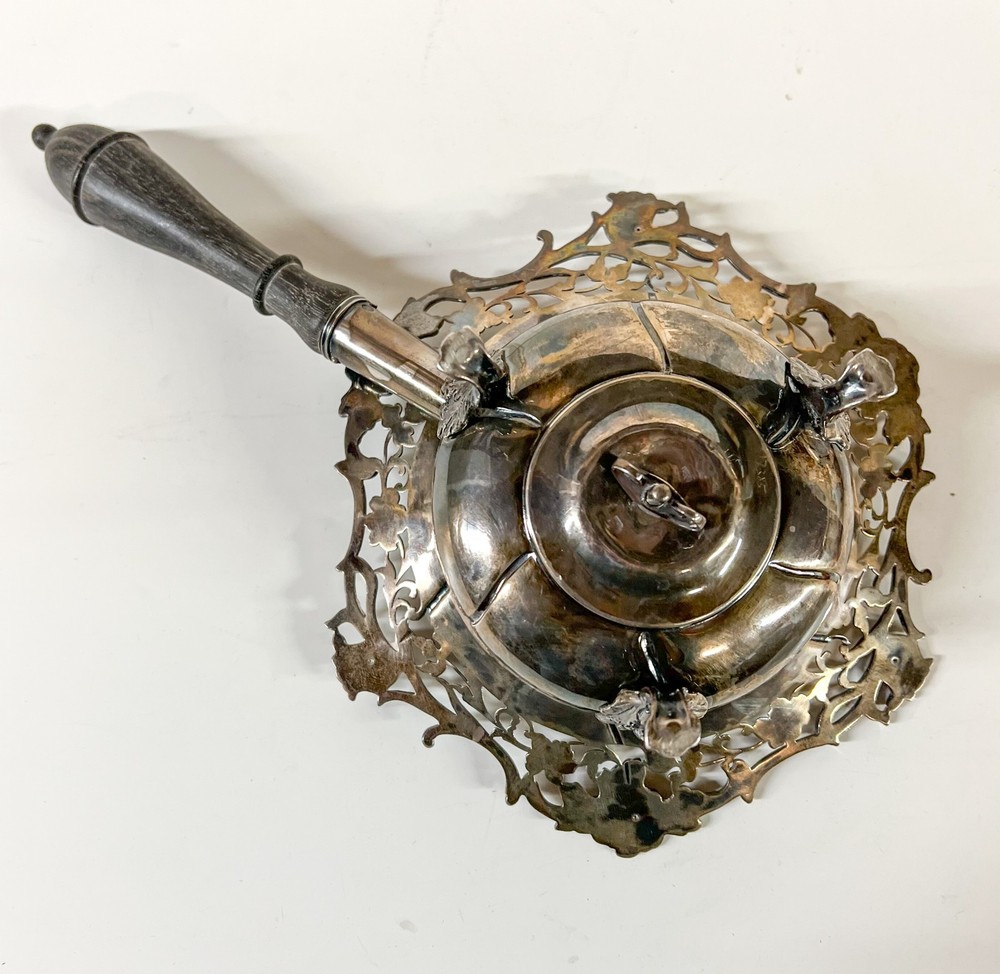 19th Century Dutch Silver footed Brazier with copper lining