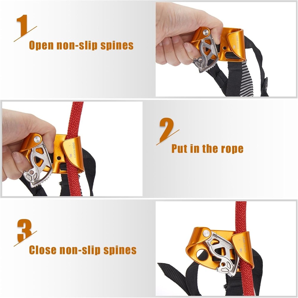 Quick Step Foot Ascender for Climbing Rope