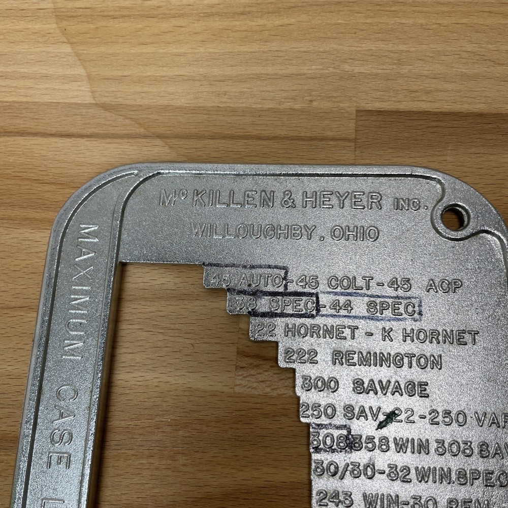 McKillen & Heyer Maximum Case Length Gauge