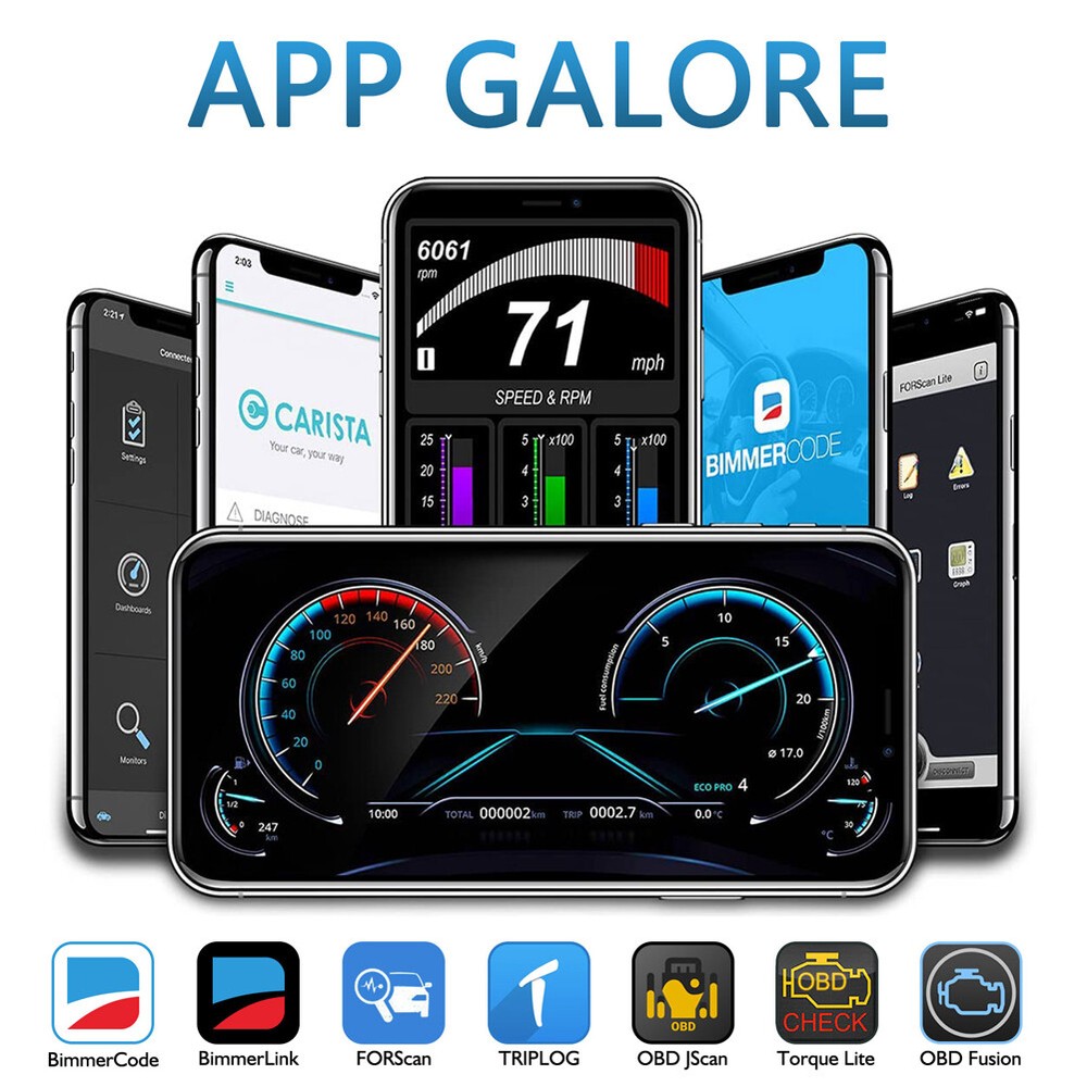 Vgate iCar Pro 2S OBD2 Scanner Bluetooth Car Code Reader for iphone & Android/PC