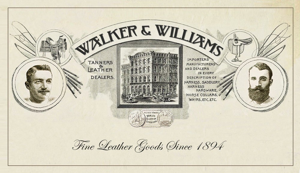 Walker & Williams SF-07 Slate Gray Alligator Pattern Strap with Gator Head