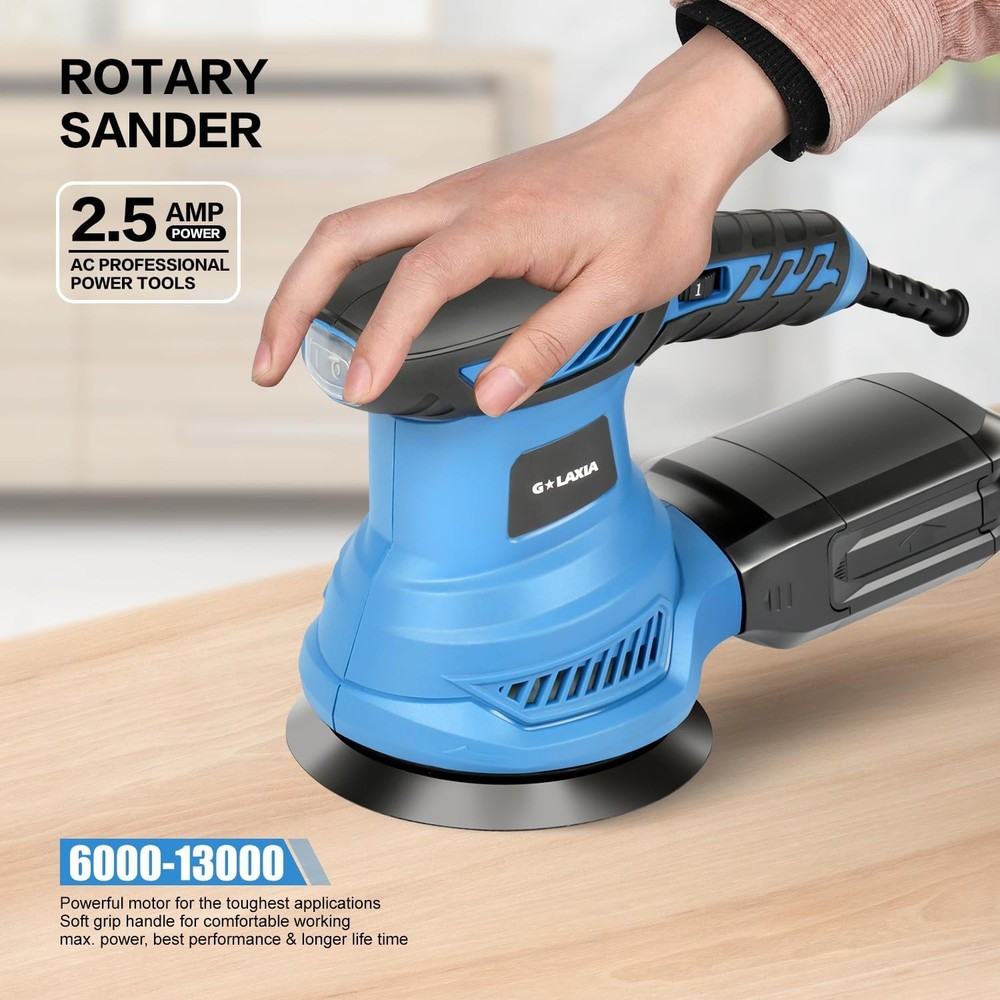 New Electric Drywall Sander Adjustable Variable Speed With Sanding Pad