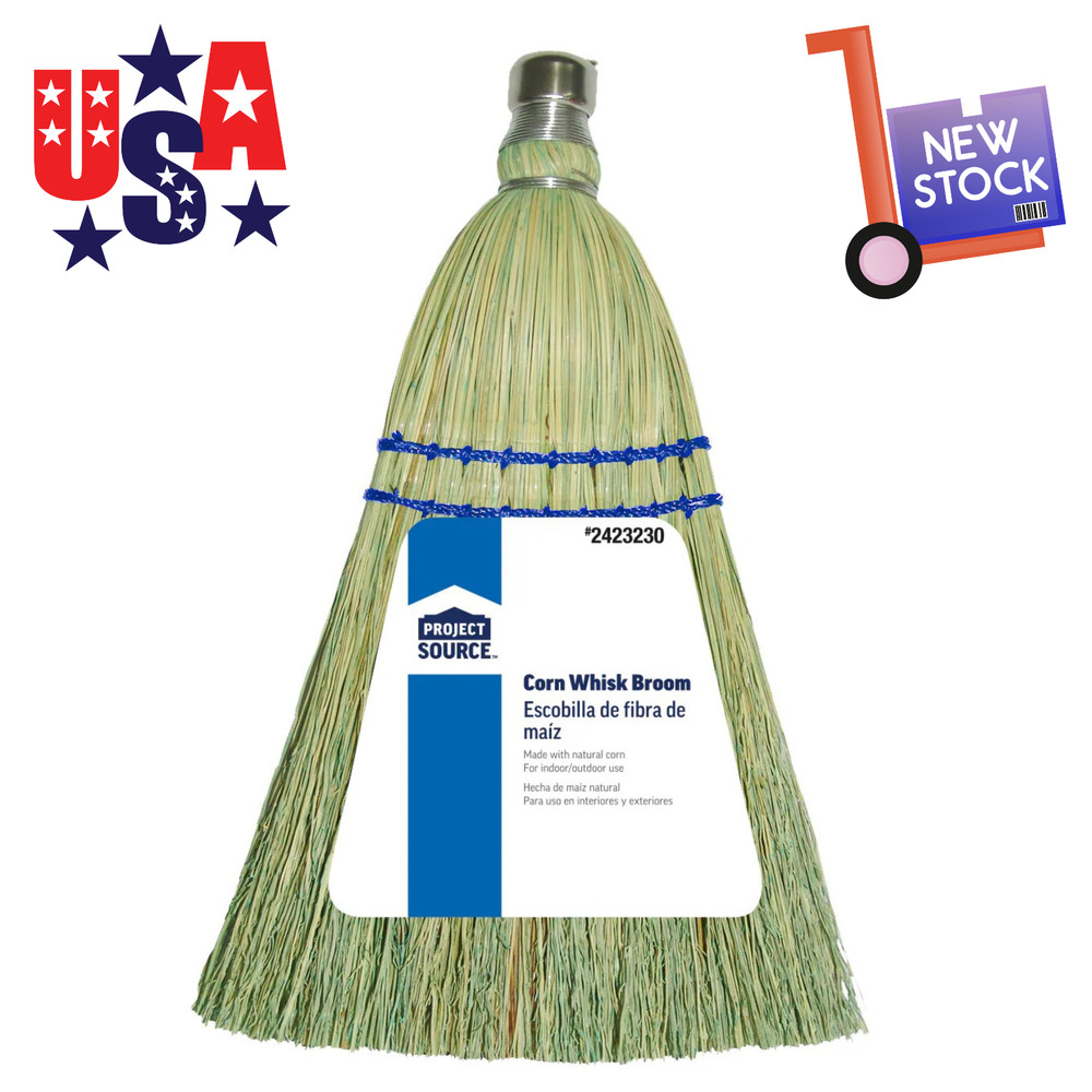 Project Source 7-in Corn Multi-surface All-purpose Whisk Broom