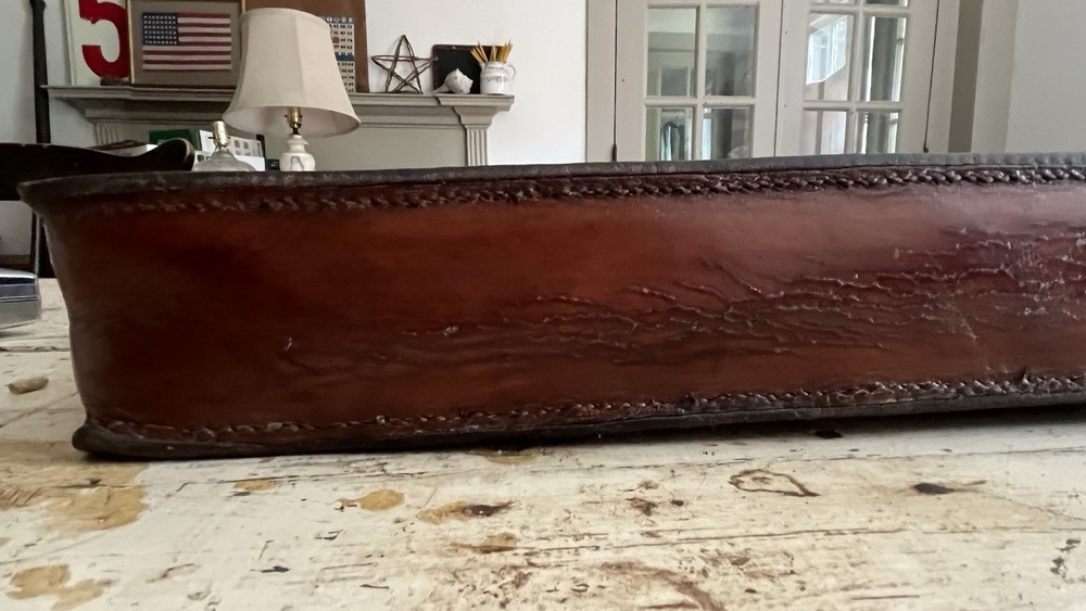 Beautiful 1940s German Leather Mailbag