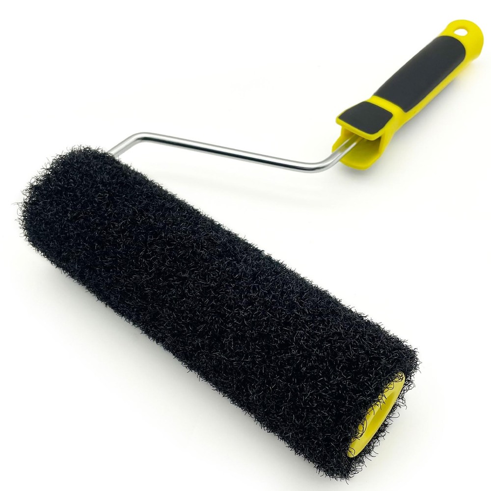 XWADJCD 9 Inch Drywall Compound Roller, Texture Roller 9 Inch, Yellow
