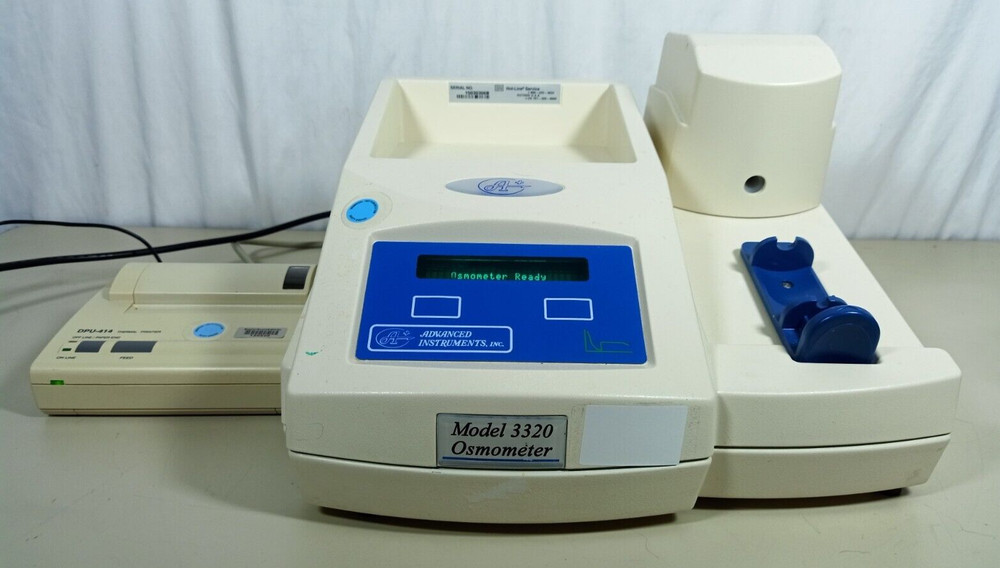 Advanced Instruments Model 3320 Micro Osmometer Single Sample w/DPU-414 Printer