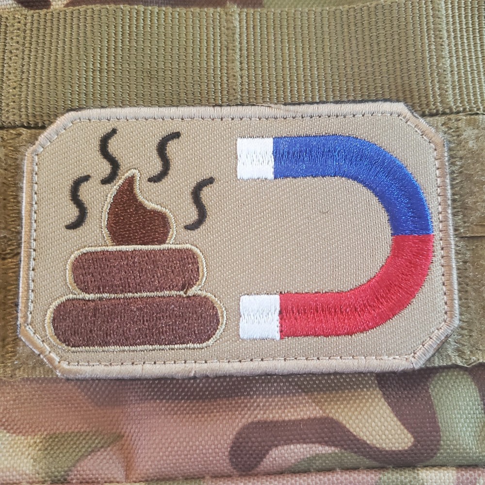 SHI$ MAGNET Fun Sarcastic Tactical Morale Patch Hook and Loop