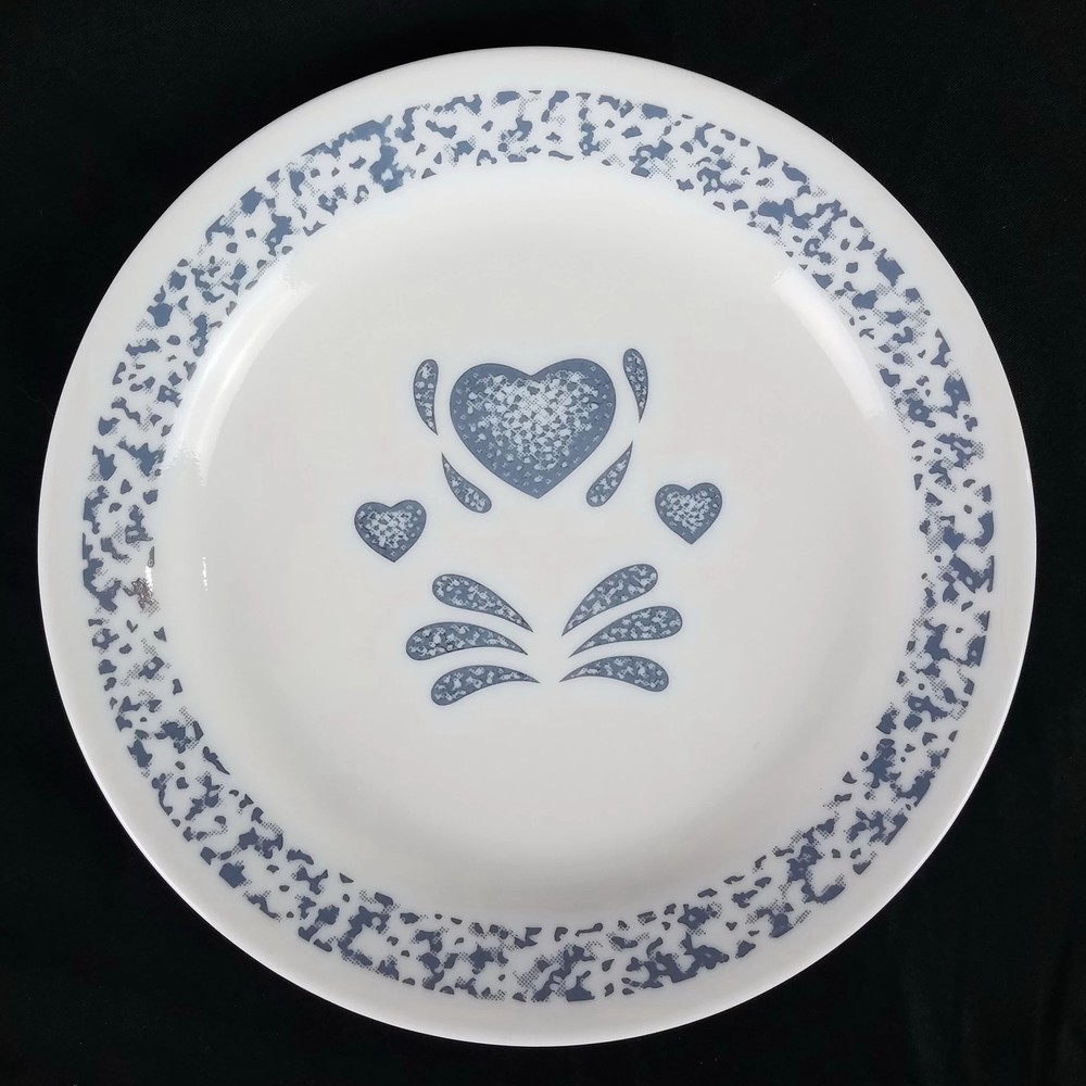 Corelle (Corning) BLUE HEARTS Dessert Plate