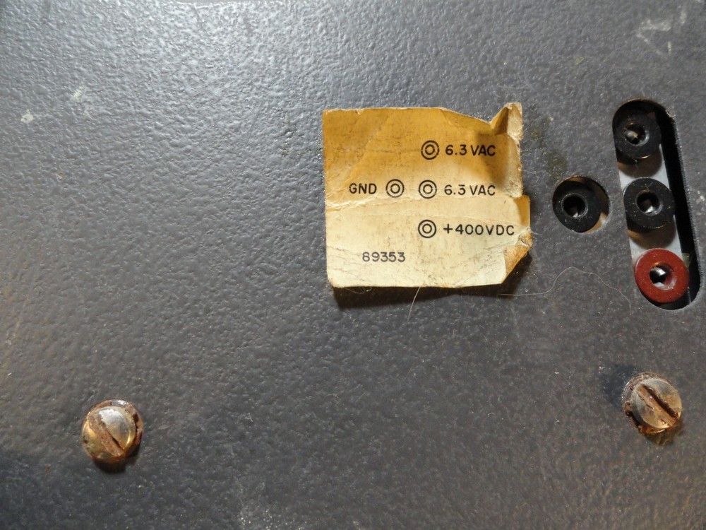 WORKING Vintage RCA Institutes 54-45 Oscilloscope NEEDS A FUSE