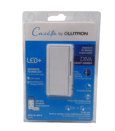 Lutron Diva Smart Dimmer - White