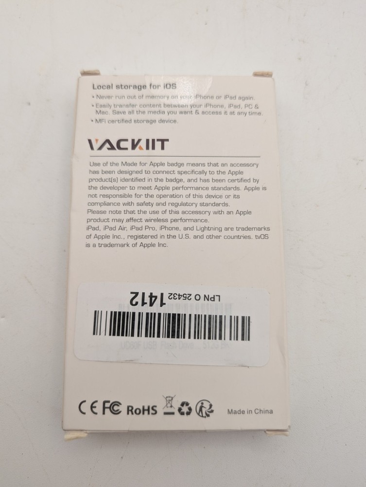vackiit local storage for ios device 512 gb