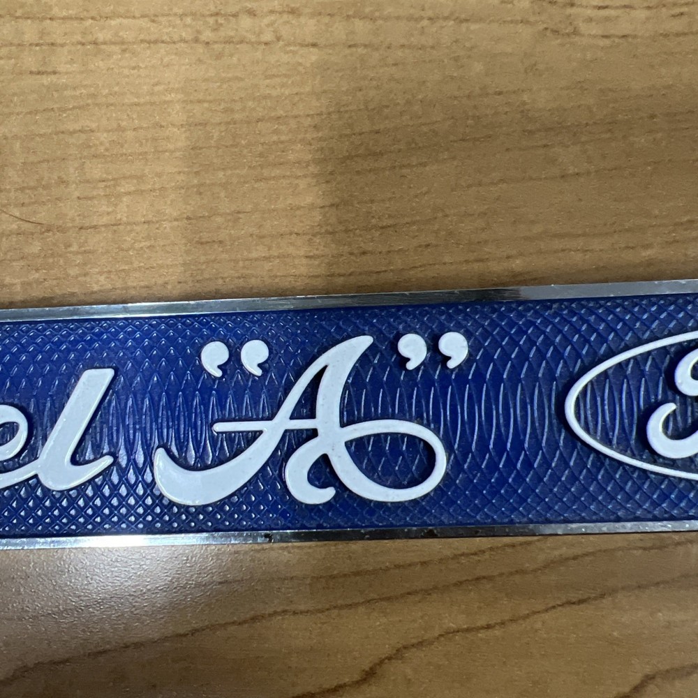 Vintage 1929 Ford Model A Booster License Plate Frame #2