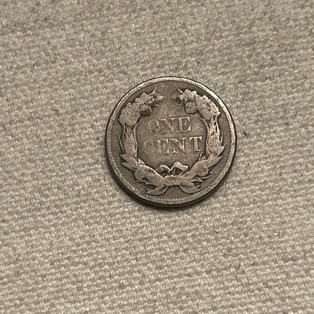 1857 Flying Eagle Cent VERY GOOD HR