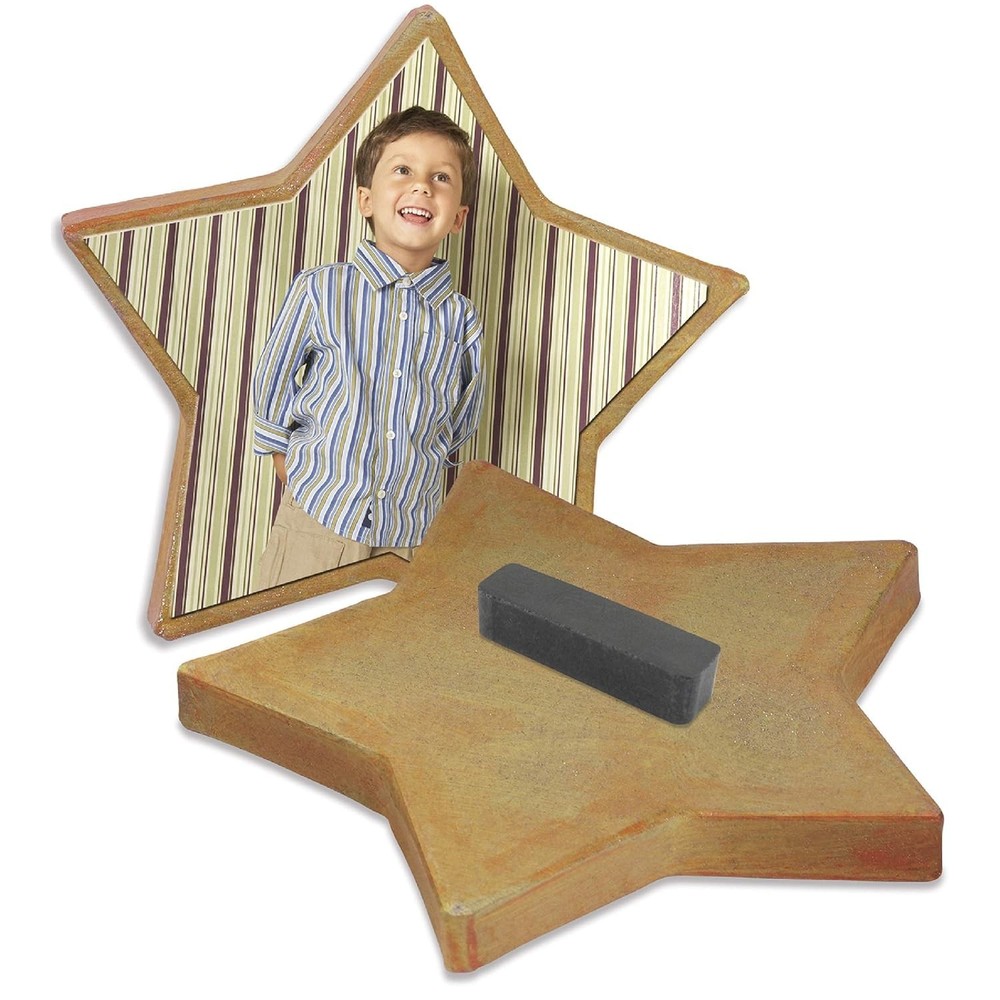 8 Count Ceramic Block Magnets – Rectangular Heavy Duty Magnets for Home & Office