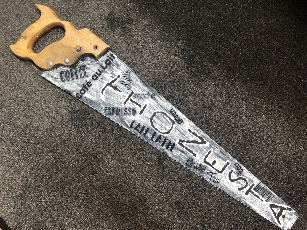 Hand-Painted Saw Blade - Tionesta, Pennsylvania
