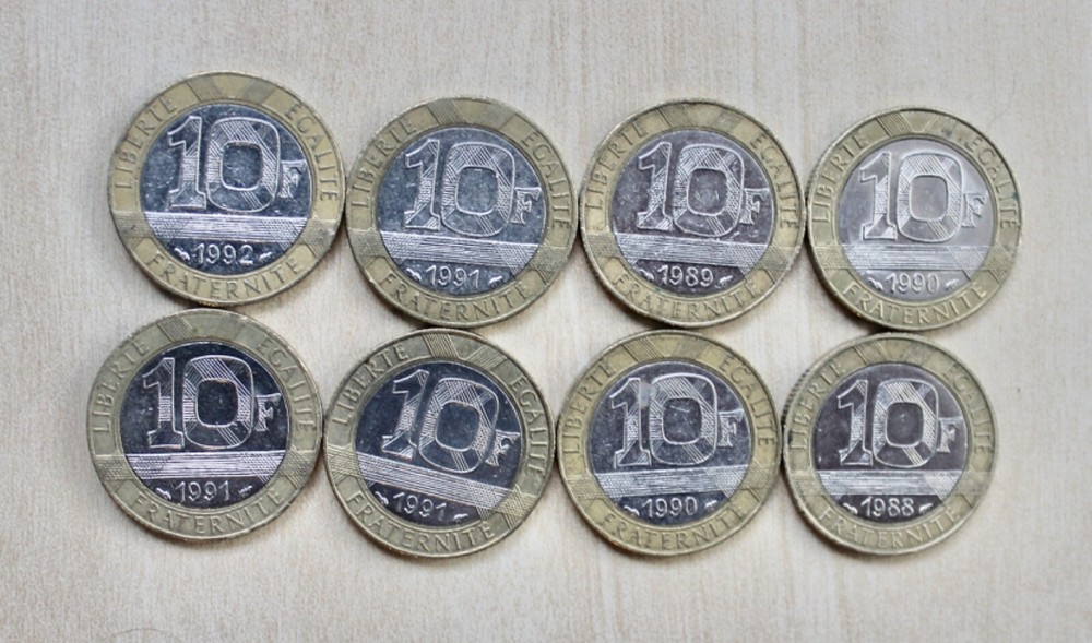 French Coins Pre Euro 10 Francs