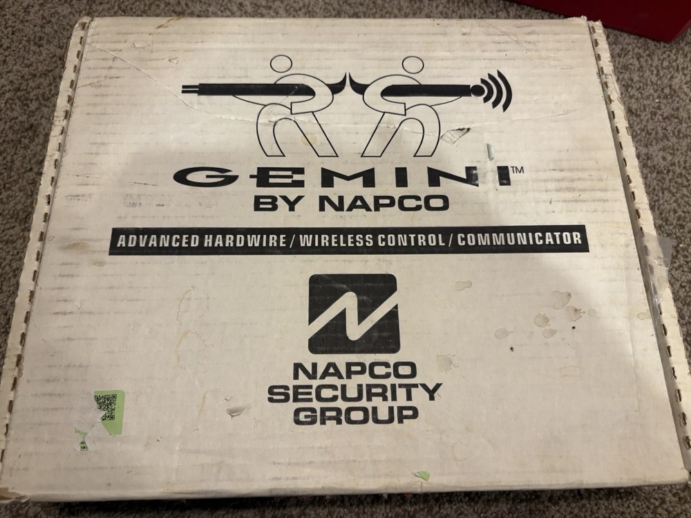 Napco Security Model GEM-P9600 Gemini Control Panel And Metal Box 1997 May New?