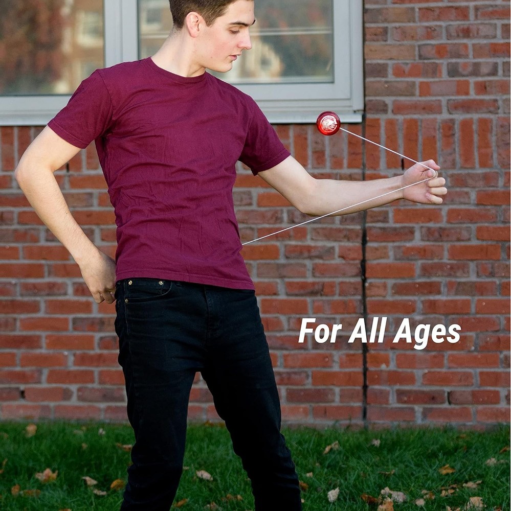 Responsive Fireball YoYo with Extra Strings - Ideal for Pro-Level Performances