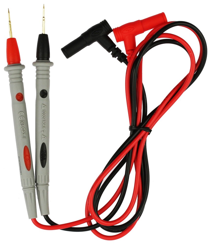 Needle Point Test Leads for LED Testers, Multimeters and Other Tech Tools