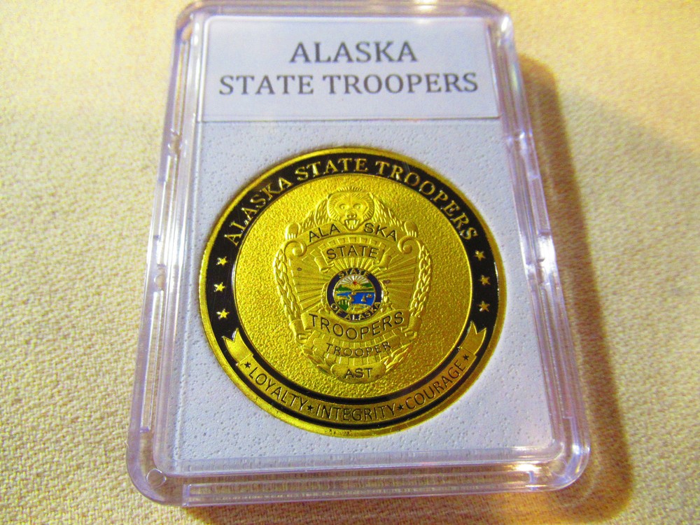 ALASKA STATE TROOPERS Challenge Coin