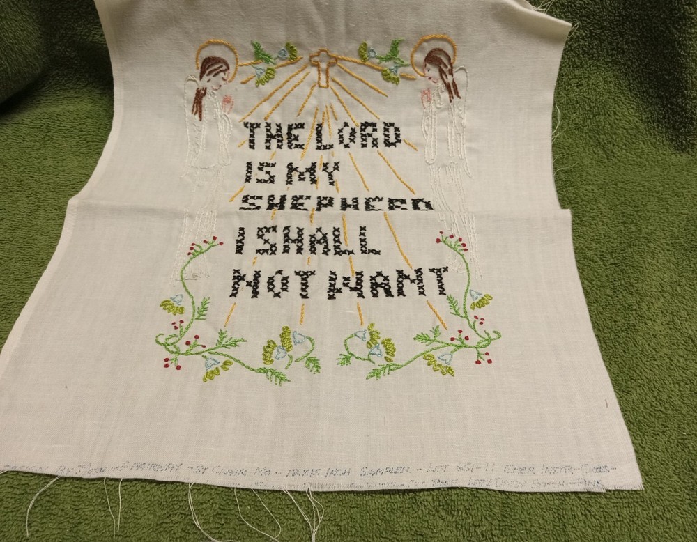 Hand Embroibered Piece For Framing