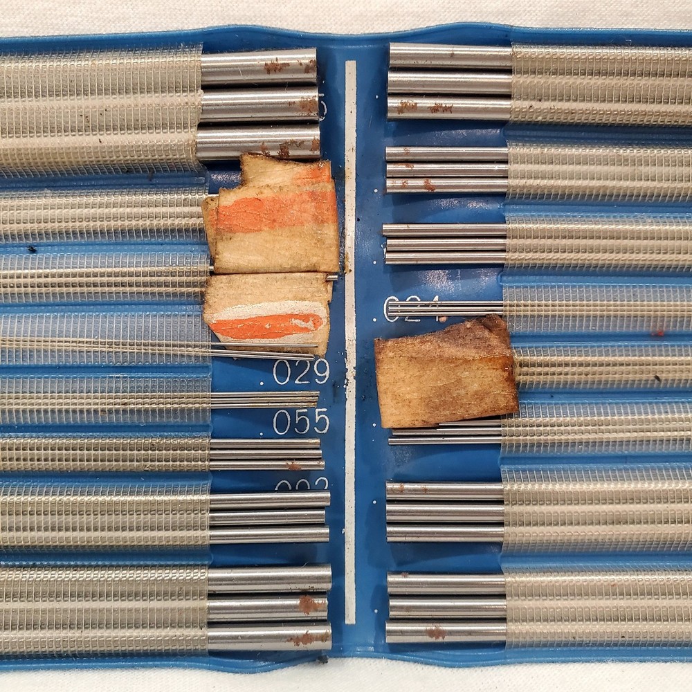 TC Thread Measuring Wire Set - JAPAN - INCLUDES CHART AND INSTRUCTIONS