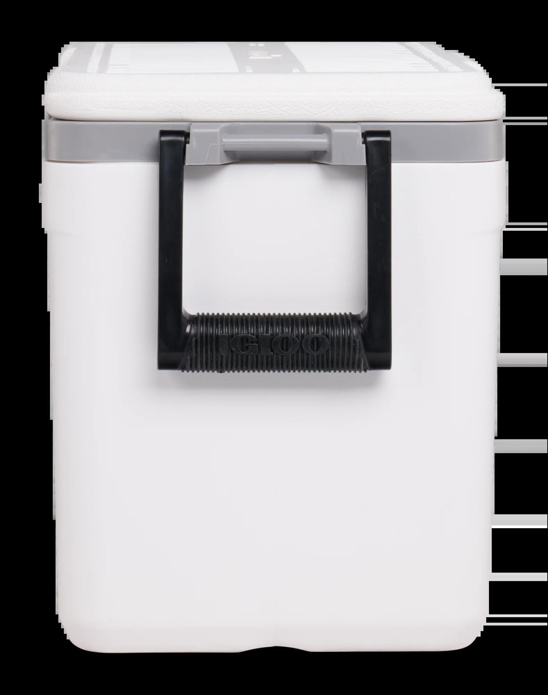 Igloo 25 QT Marine Hard Sided Cooler, White
