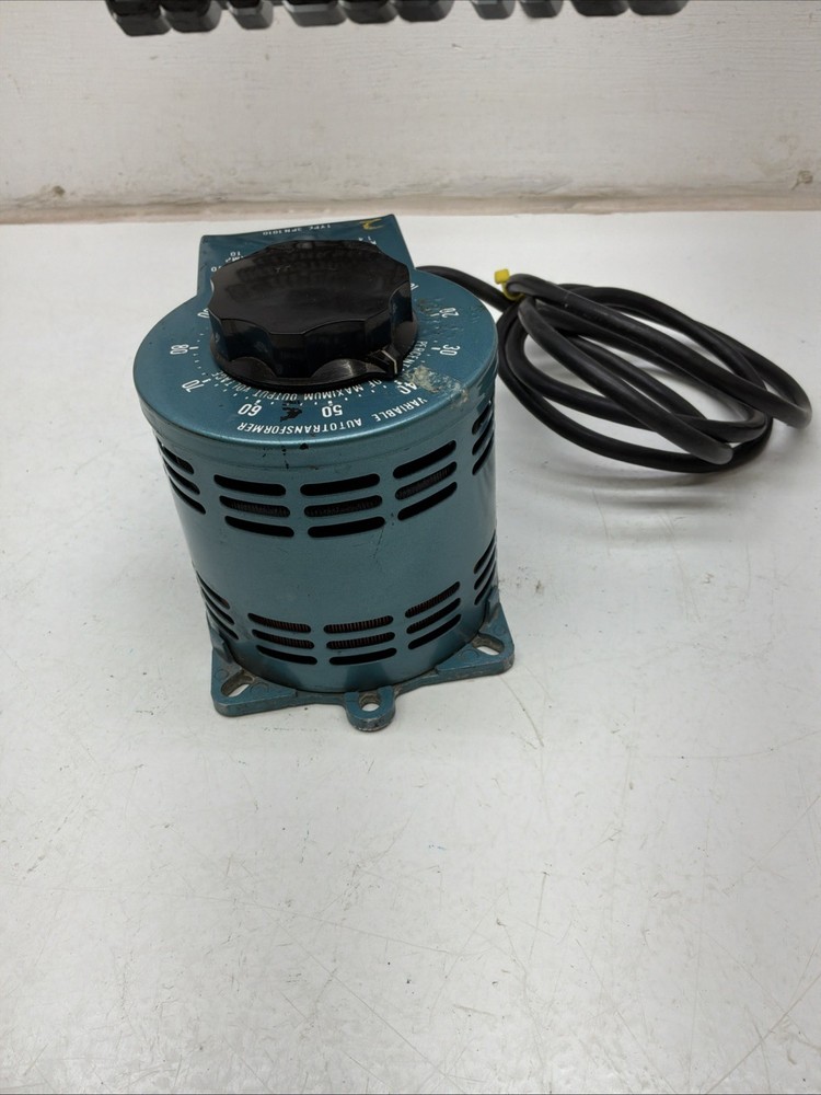 Staco Variable Auto transformer 10AMP Input 120 KVA 1.4 3PN1010