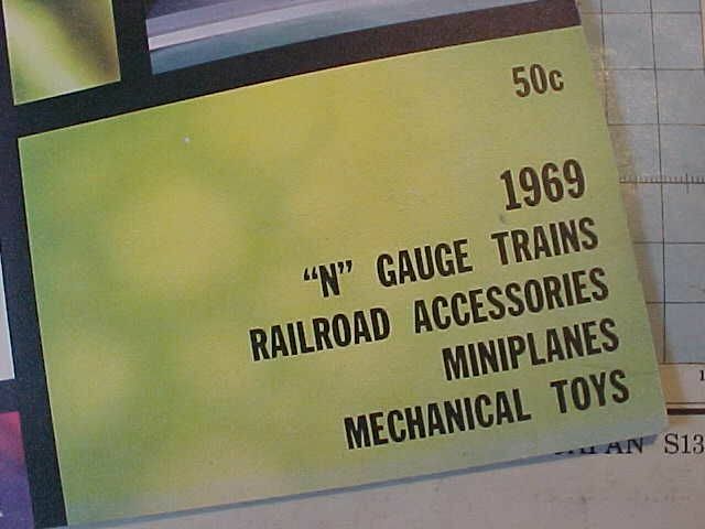 ORIGINAL 1969 BACHMANN TRAIN / AIRPLANES / TOYS CATALOG