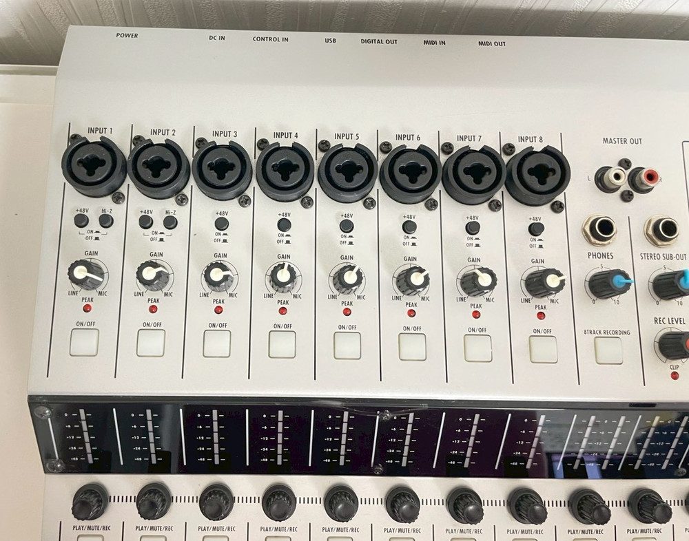 ZOOM HD16 16Track Digital Multitrack Recorder CD Burner Used Working