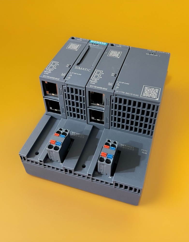 SIEMENS 6ES7 158-3MU10-0XA0 Simatic PN/MF Coupler With 2x Bus Adapters