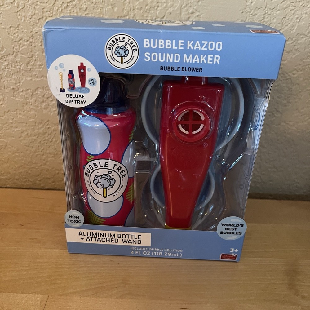 Bubble Tree Refillable Bubble Tune Maker - Kazoo NEW Pink