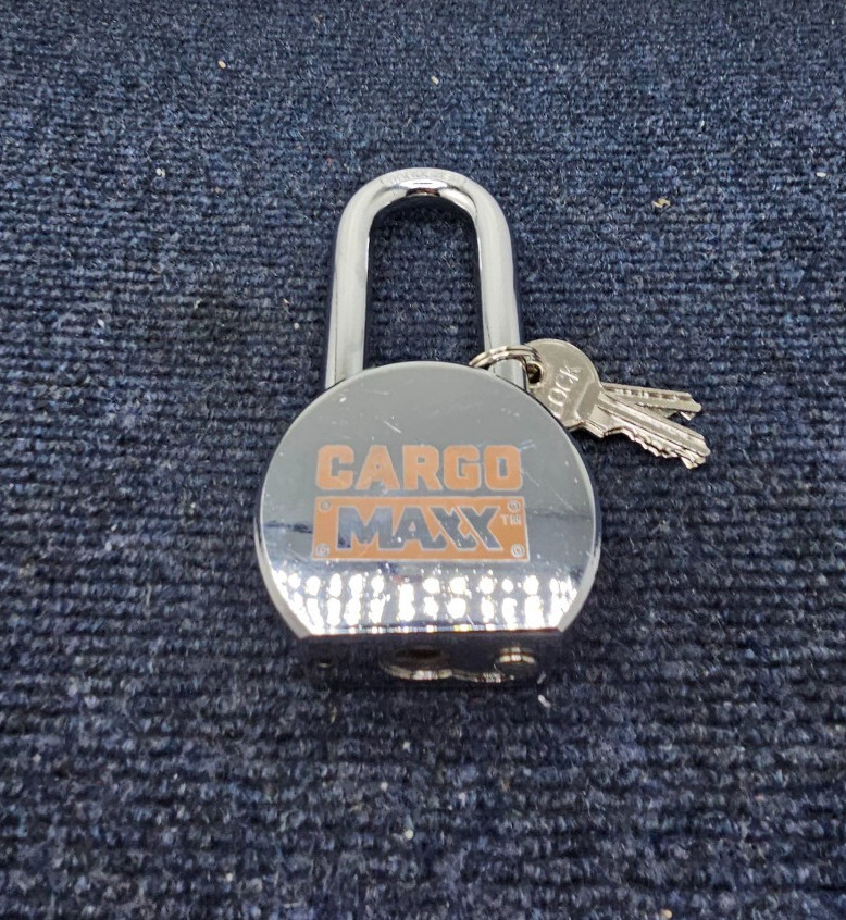 CargoMaxx Solid Body Padlock With 3 Keys