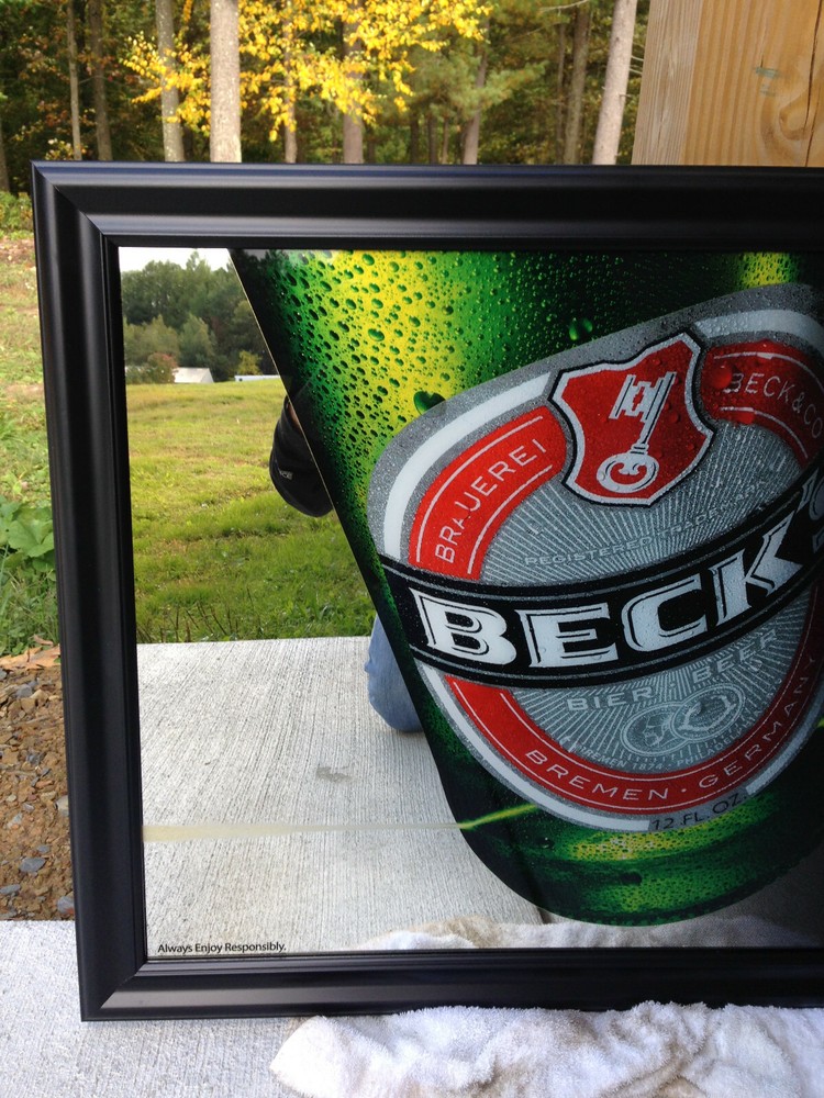Beck’s Beer Bar Mirror