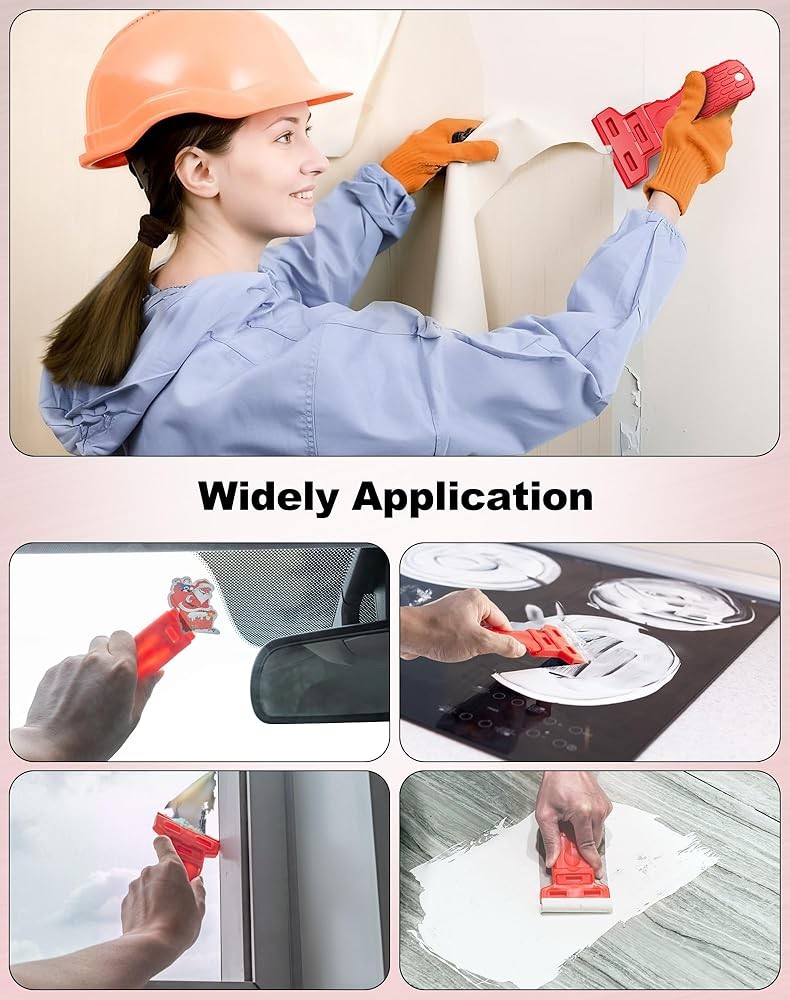 -Width Plastic Blade Scraper Tool Non Scratch - Blades, Single