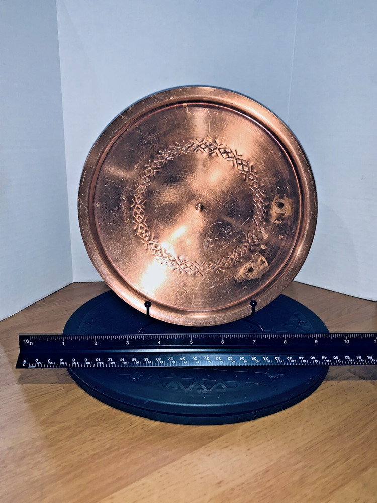 Turkish Copperware Decorative Plate