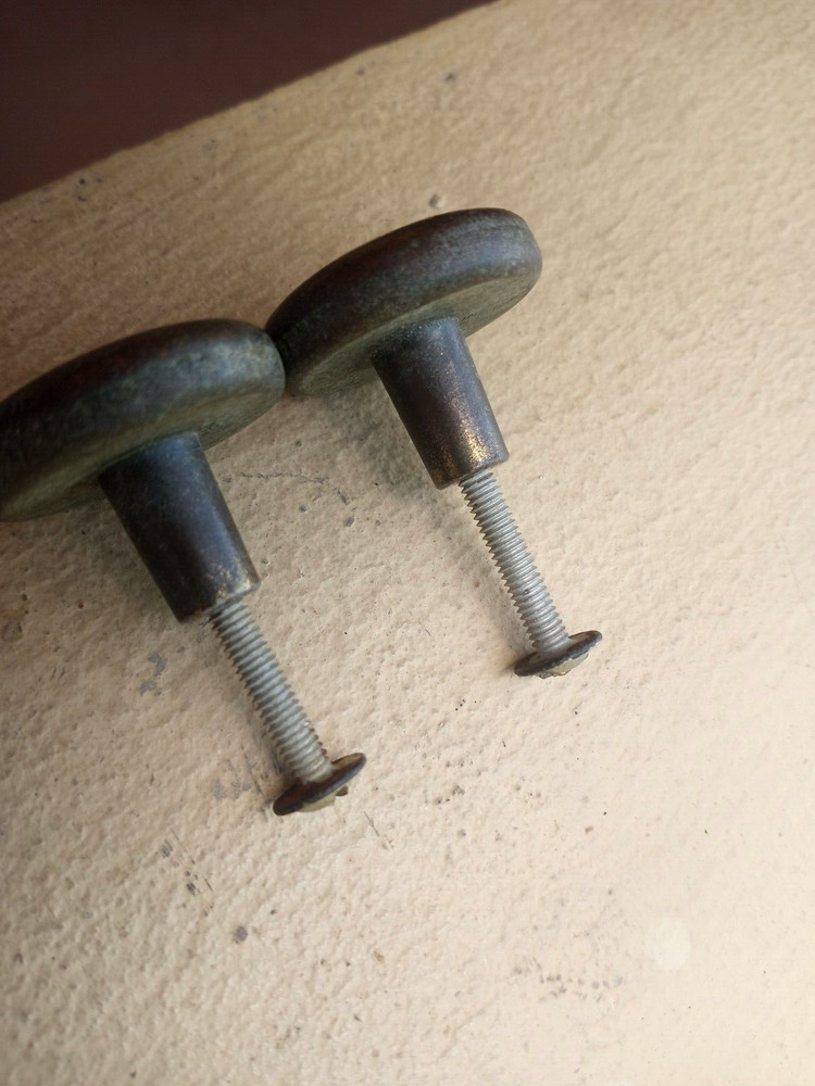 CABINET or drawer Hardware SOLID BRASS KNOB handle KEELER BRASS CO.