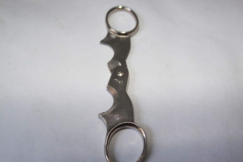 2 German Solingen Steel Cigar Scissors