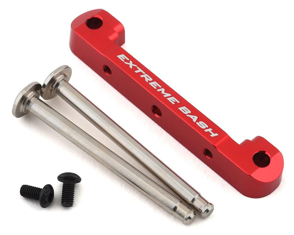 Arrma EXB Aluminum Front Upper Suspension Mount (Red) [ARA330659]