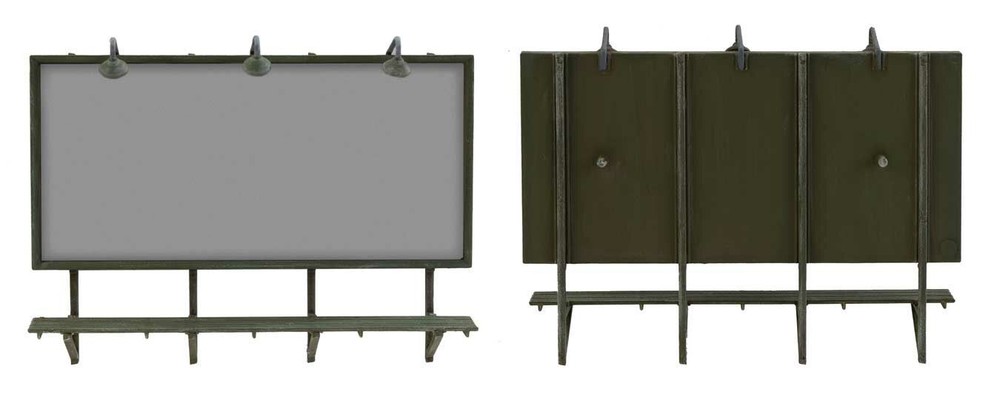 Walthers 949-4253 Wall-Mounted Billboard Kit (3Pkg) HO Scale