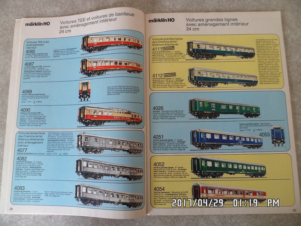 CATALOGUE MARKLIN 1976 K11