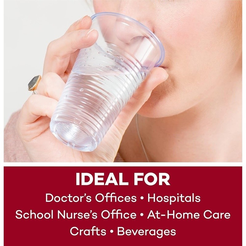 Disposable Clear Cups Professional Quality Multi-Use Bulk Pack Hygienic Solution