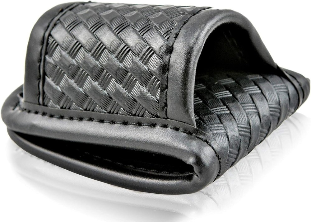 Durable Basketweave Flashlight Holster for All Duty Belts - Secure & Convenient
