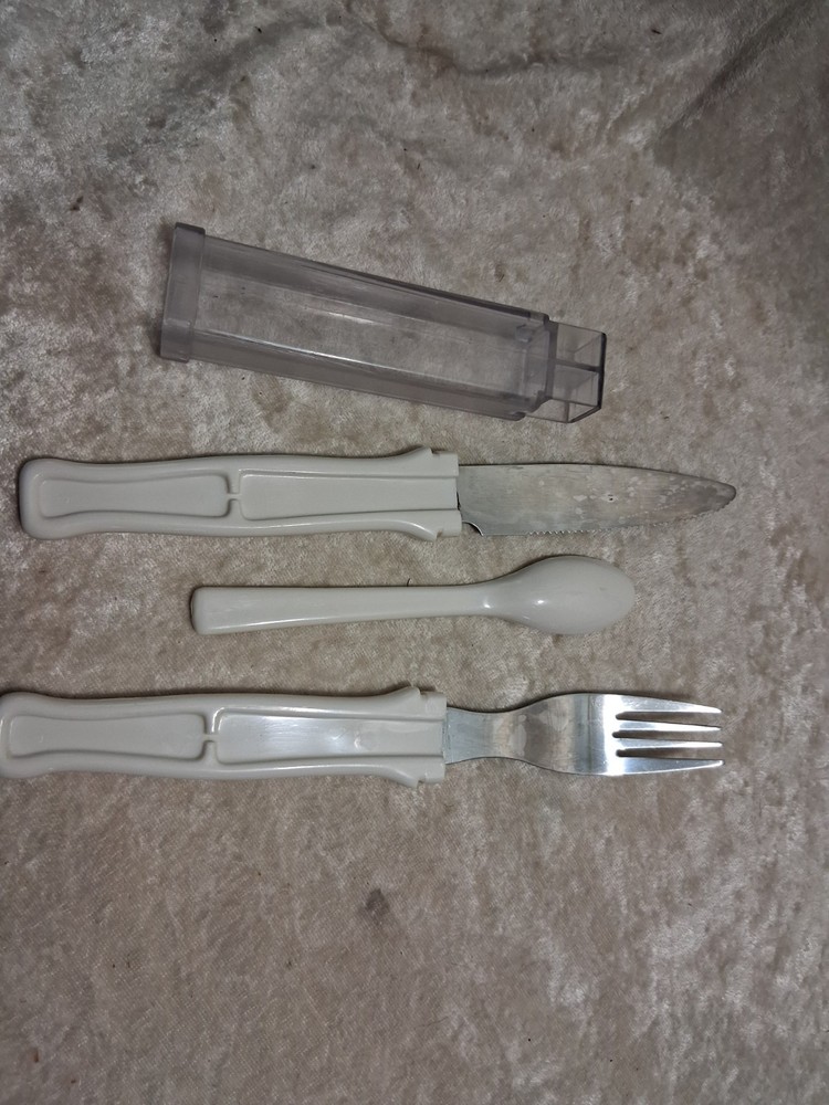 Camping/ Travel Silverware, 3 Piece Set Stainless China