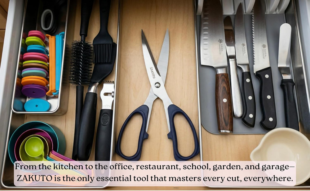 Scissors 2-Pack – Kitchen Scissors, Scissors All Purpose, Kitchen Shears & Kitch