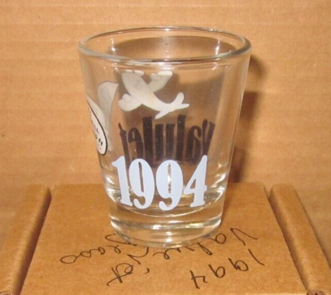 a 1994 Value Jet Airlines Shot Glass